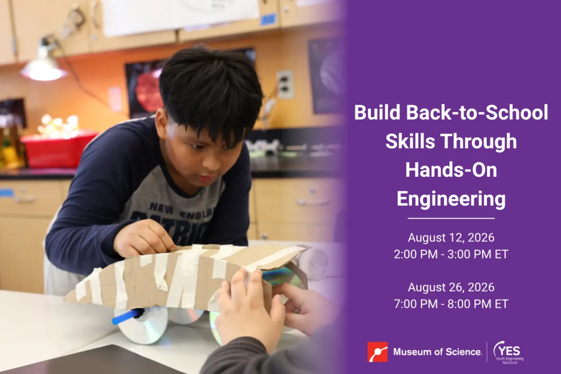 boy engineering with workshop dates